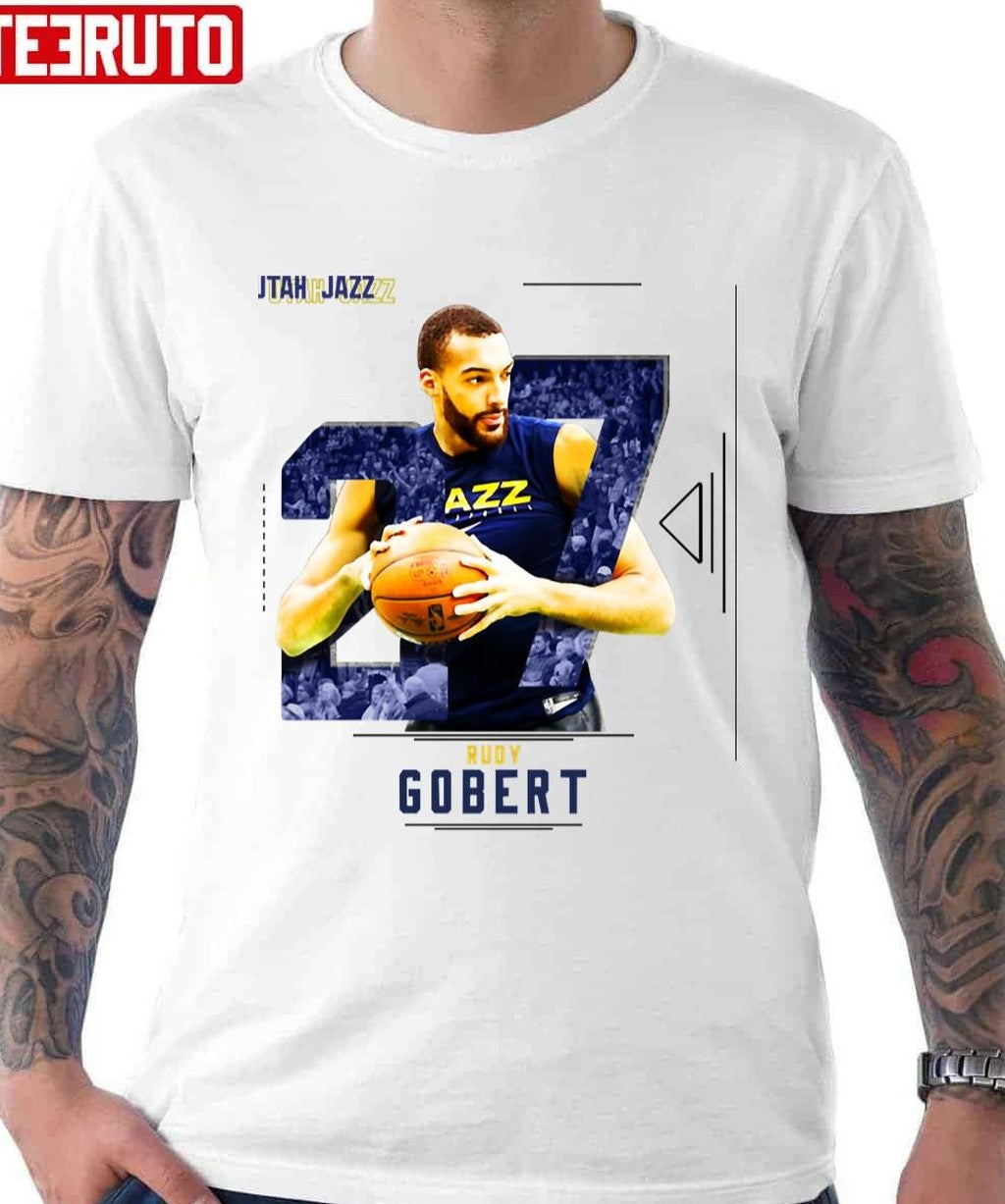 Rudy Gobert NBA Basketball Utah Jazz Design Unisex T-Shirt - T-Shirt, Sweatshirt, Hoodie