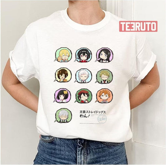 Armed Detective Agency Characters In Bubbles Unisex T-Shirt - T-Shirt, Sweatshirt, Hoodie