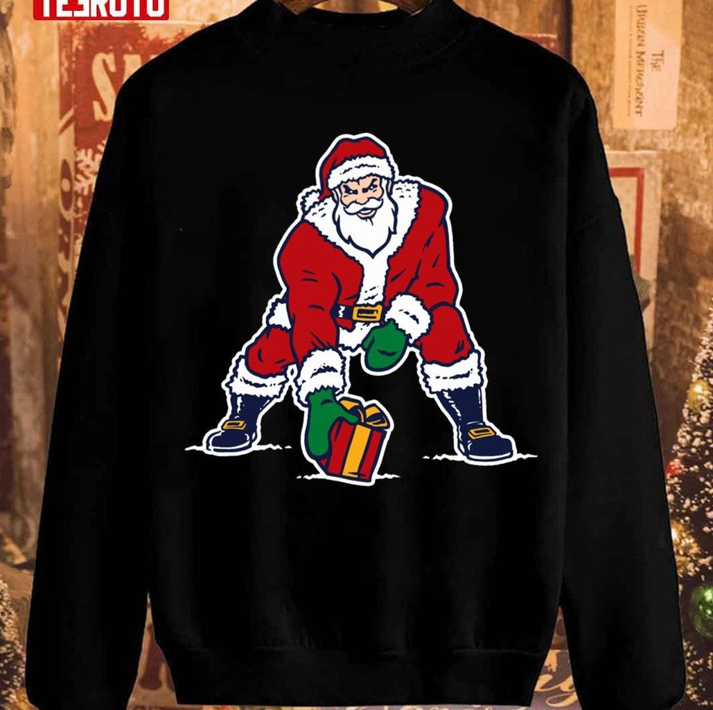 Old School Patriots Santa Logo Unisex Sweatshirt - T-Shirt, Sweatshirt, Hoodie