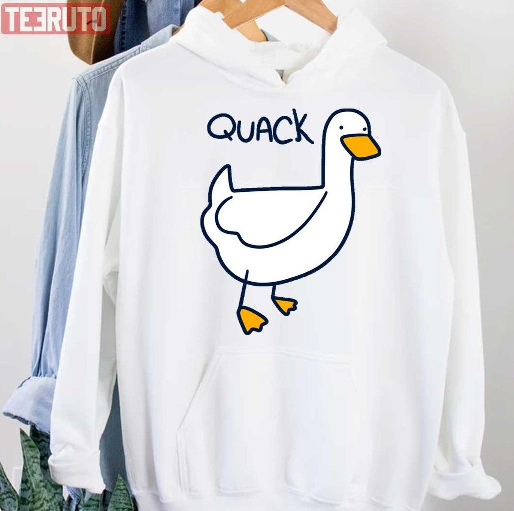 Quack Duck Funny The Goose Unisex Hoodie - T-Shirt, Sweatshirt, Hoodie