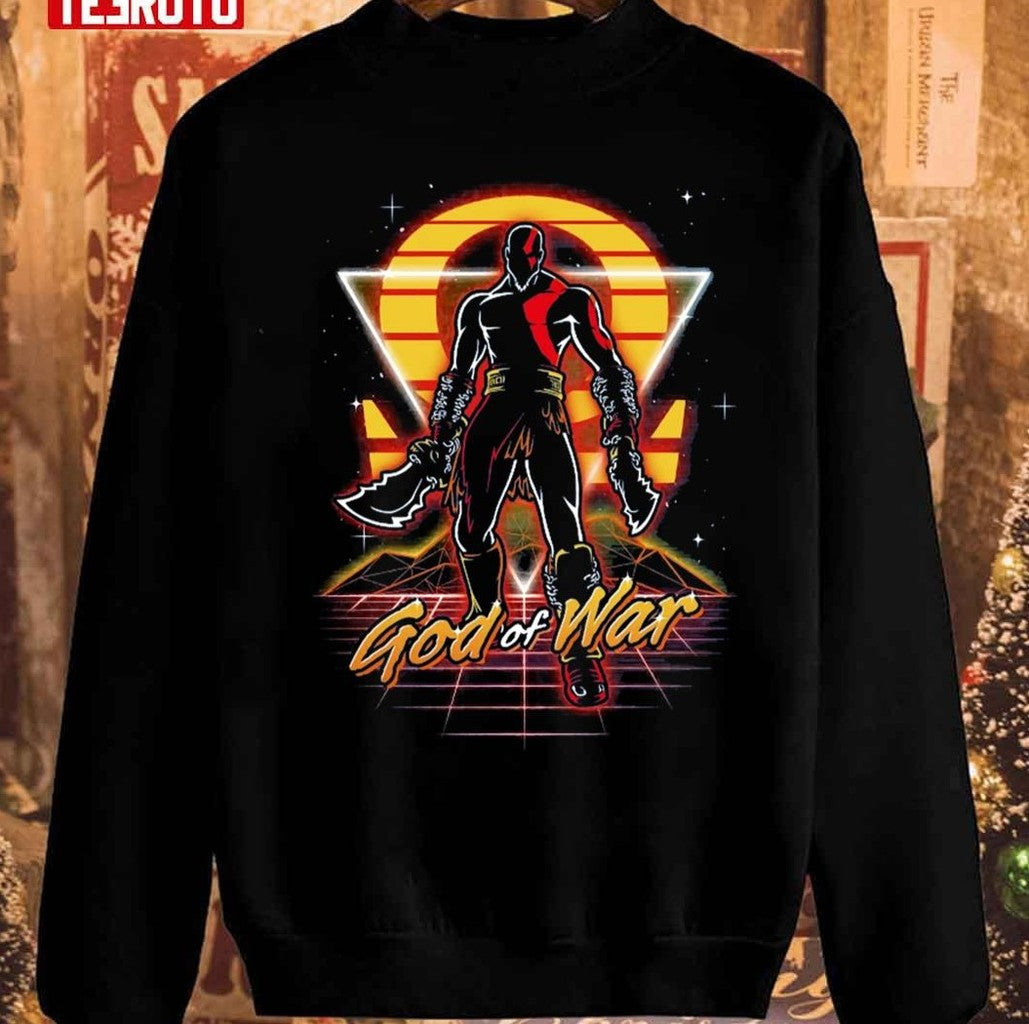 Retro War God Unisex Sweatshirt - T-Shirt, Sweatshirt, Hoodie