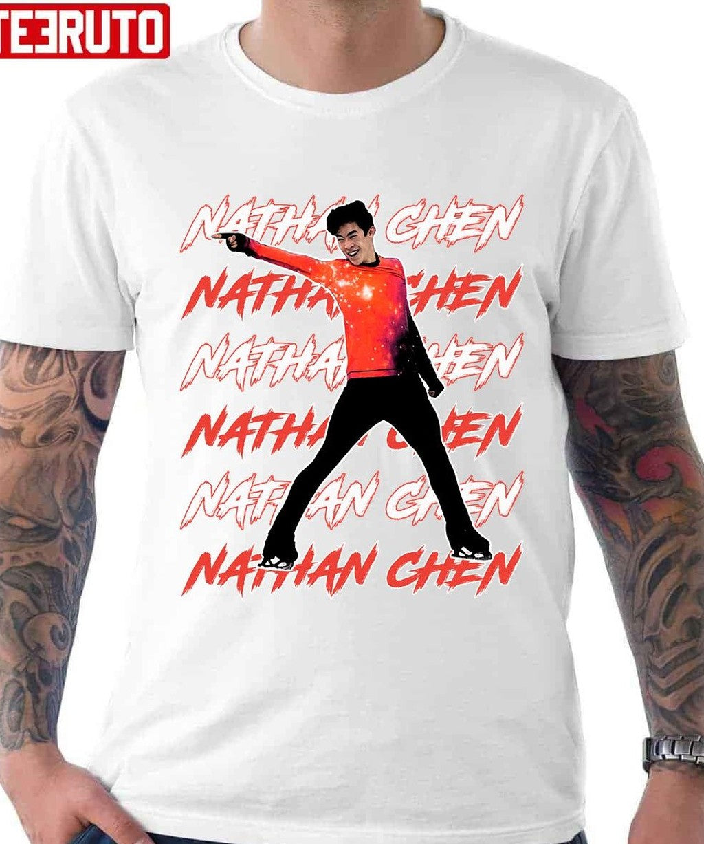 Nathan Chen Team Usa Unisex T-Shirt - T-Shirt, Sweatshirt, Hoodie