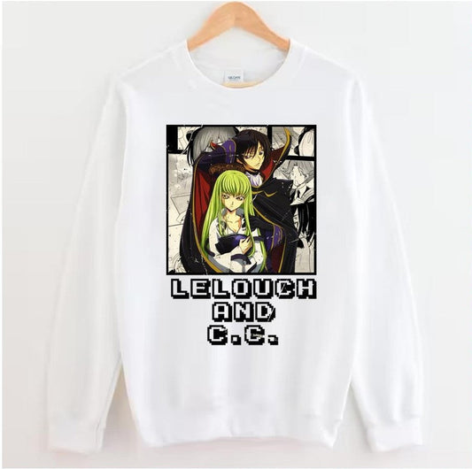 Anime Lelouch And Cc Code Geass Unisex Sweatshirt - T-Shirt, Sweatshirt, Hoodie