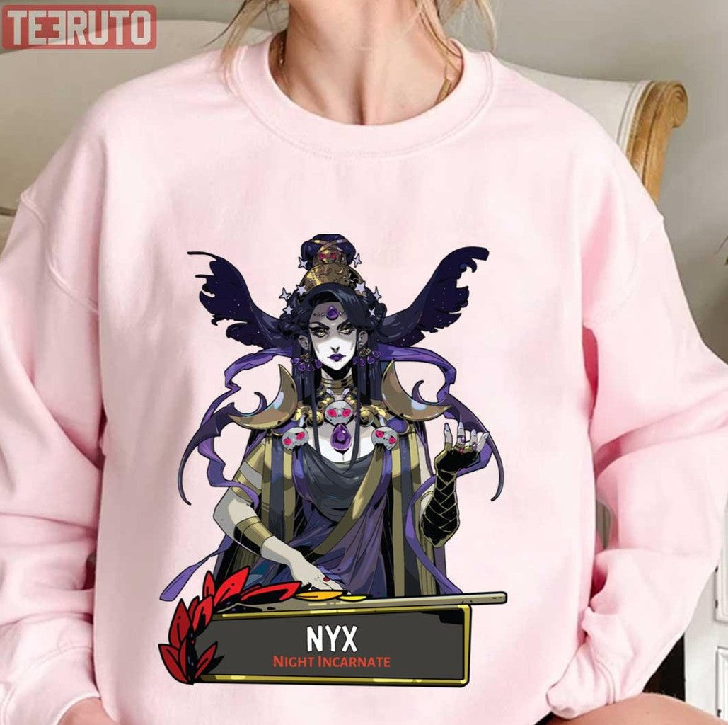 Nyx Night Incarnate Hades Game Unisex Sweatshirt - T-Shirt, Sweatshirt, Hoodie