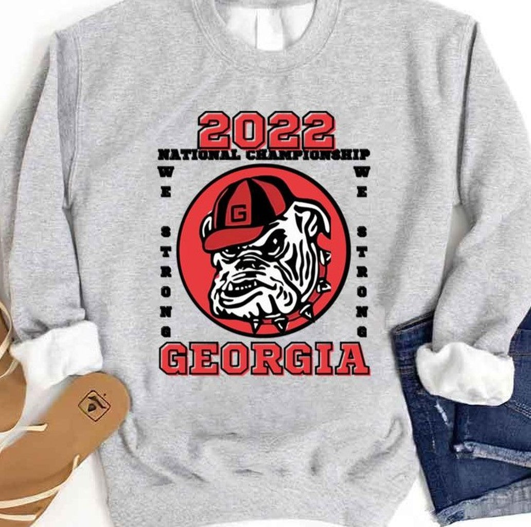 Proud Supporter Of Snow Days Georgia Bulldogs Champions 2023 Unisex Sweatshirt - T-Shirt, Sweatshirt, Hoodie