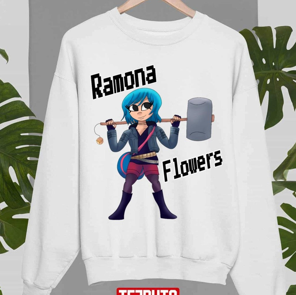 Scott Pilgrim Takes Off Sp Ramona Flowers Unisex Sweatshirt - T-Shirt, Sweatshirt, Hoodie
