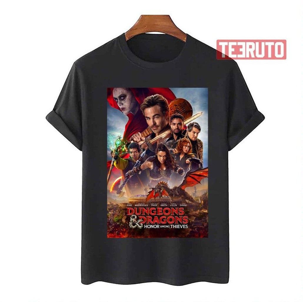 2023 Movie Dungeons And Dragons Honor Among Thieves Unisex T-Shirt - T-Shirt, Sweatshirt, Hoodie