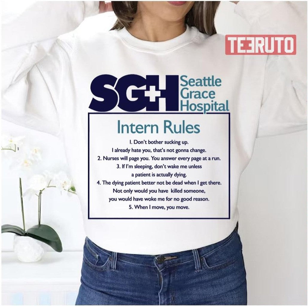 Seattle Grace Hospital Grey's Anatomy Unisex Sweatshirt - T-Shirt, Sweatshirt, Hoodie