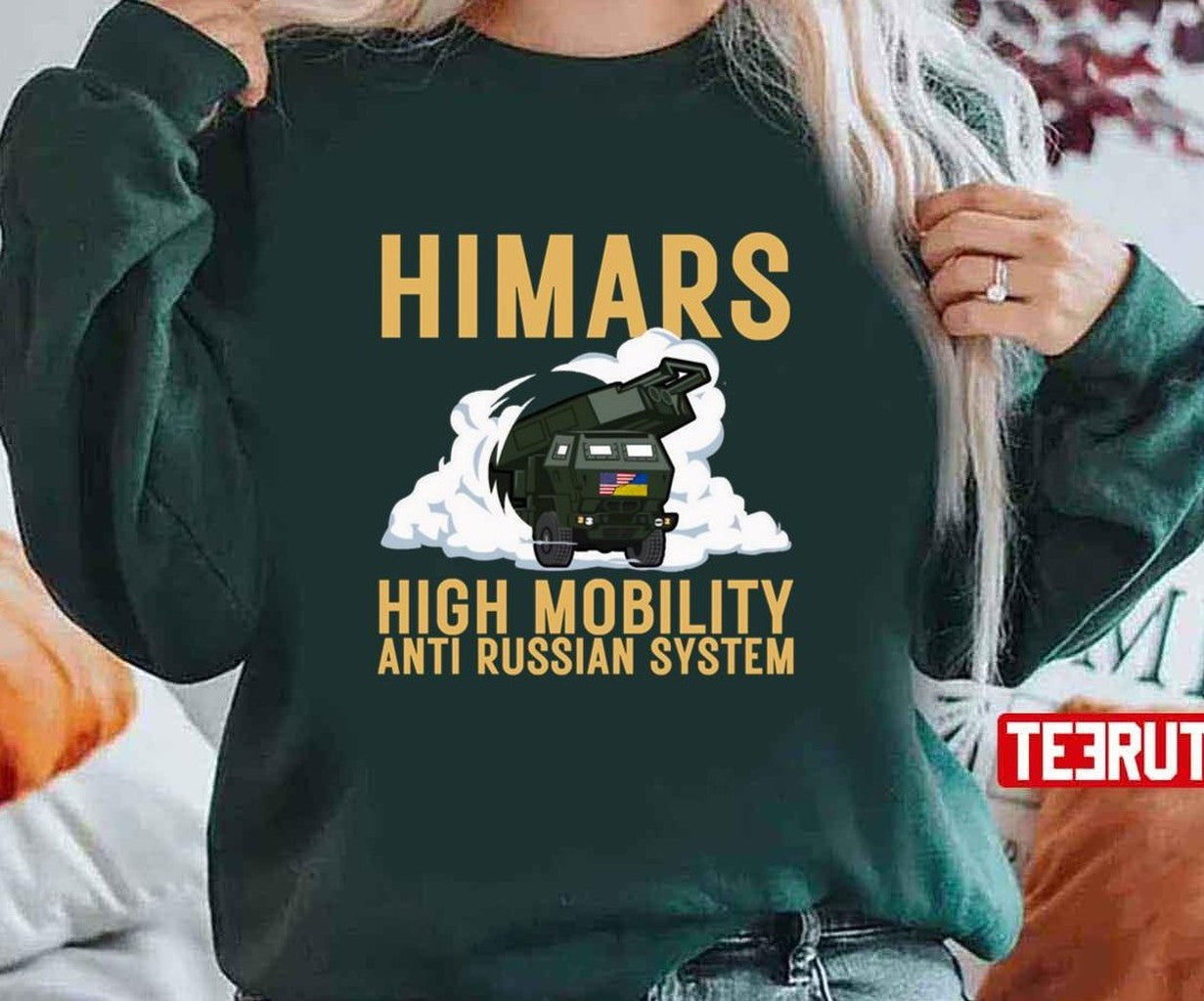 Saint Himars Anti Russian System Pray For Ukraine Unisex T-Shirt - T-Shirt, Sweatshirt, Hoodie