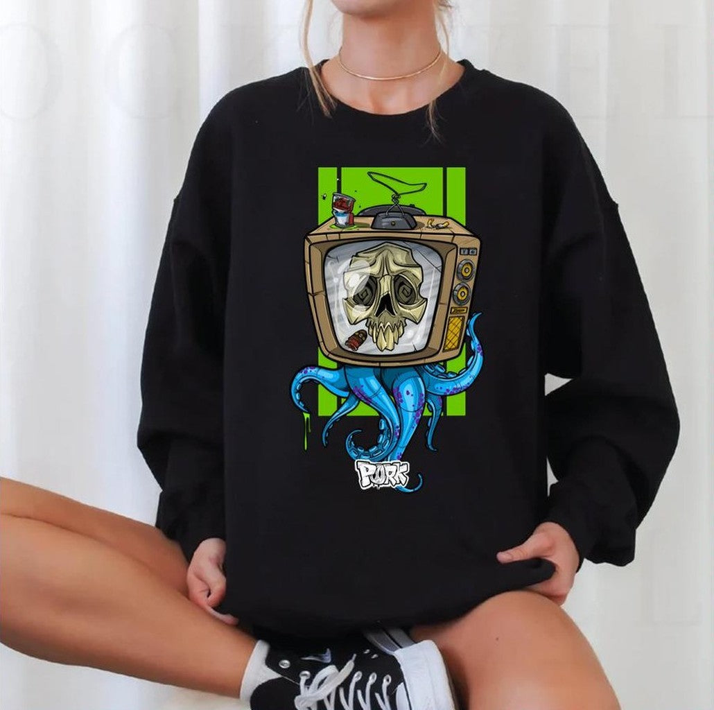 Octopus Tv Sex And Violence Unisex Sweatshirt - T-Shirt, Sweatshirt, Hoodie