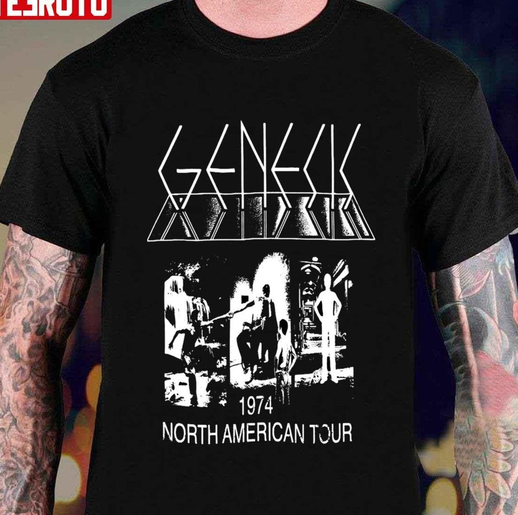 North American Tour 1974 Genesis Band Last Domino Unisex T-Shirt - T-Shirt, Sweatshirt, Hoodie