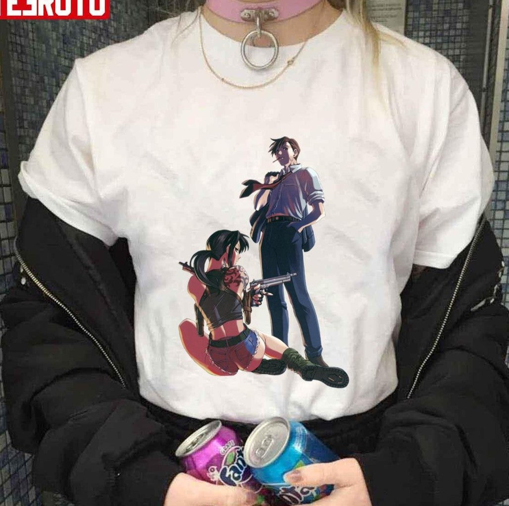 Rokuro Okajima Revy Black Lagoon Anime Unisex T-shirt - T-Shirt, Sweatshirt, Hoodie