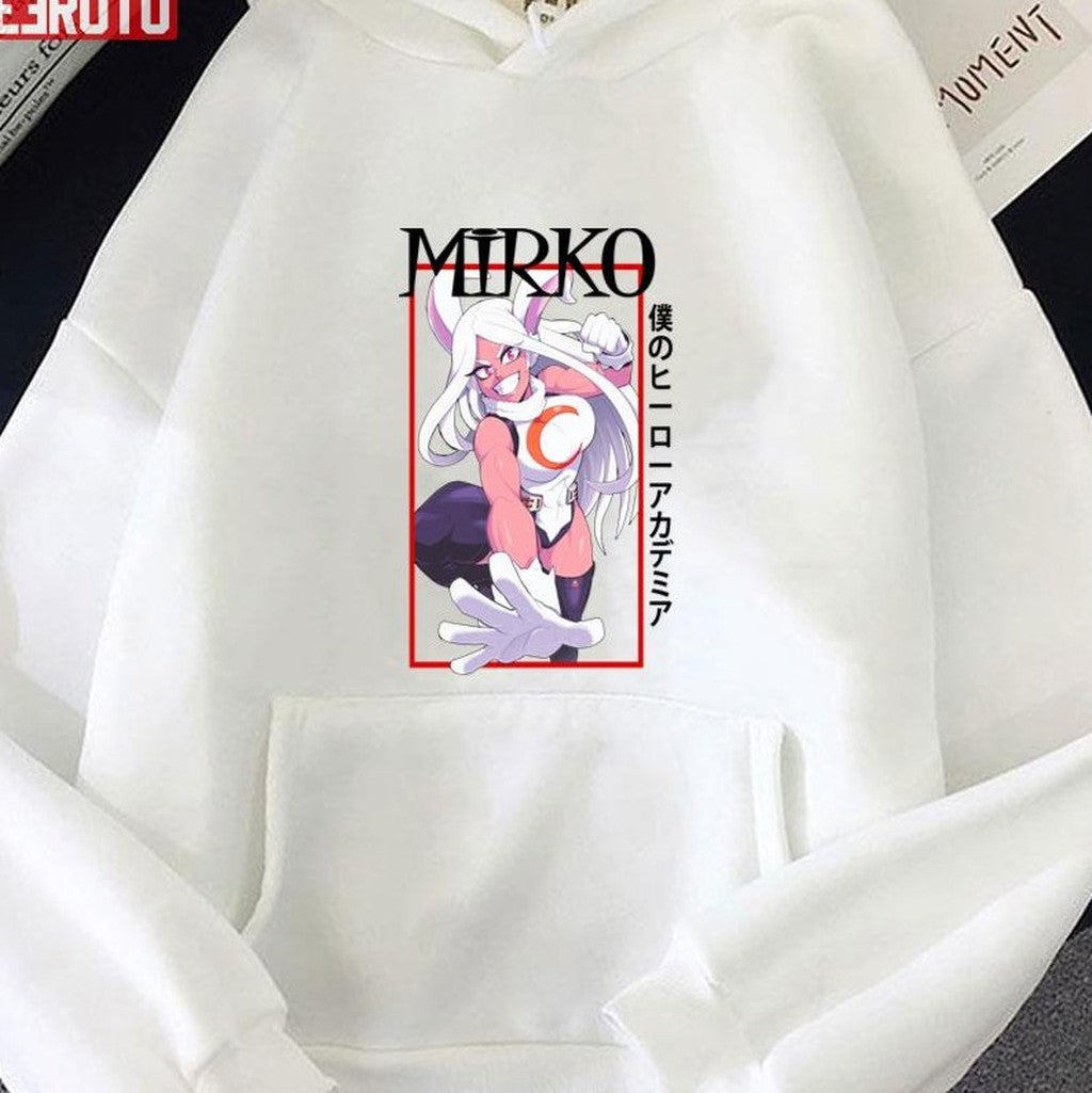 Rabbit Hero Mirko Boku My Hero Academia Japan Style Unisex Hoodie - T-Shirt, Sweatshirt, Hoodie