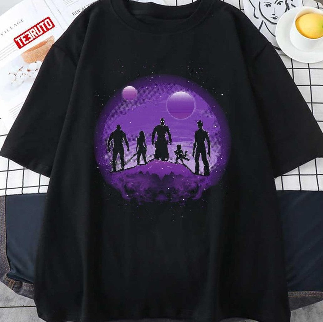 Sci-fi Action Movie Guardians of the Galaxy Artwork Unisex T-Shirt - T-Shirt, Sweatshirt, Hoodie