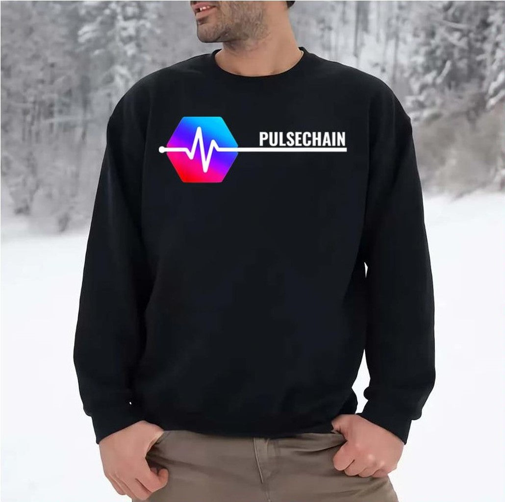Pulsechain Crypto Hex Cryptocurrency Unisex Sweatshirt - T-Shirt, Sweatshirt, Hoodie