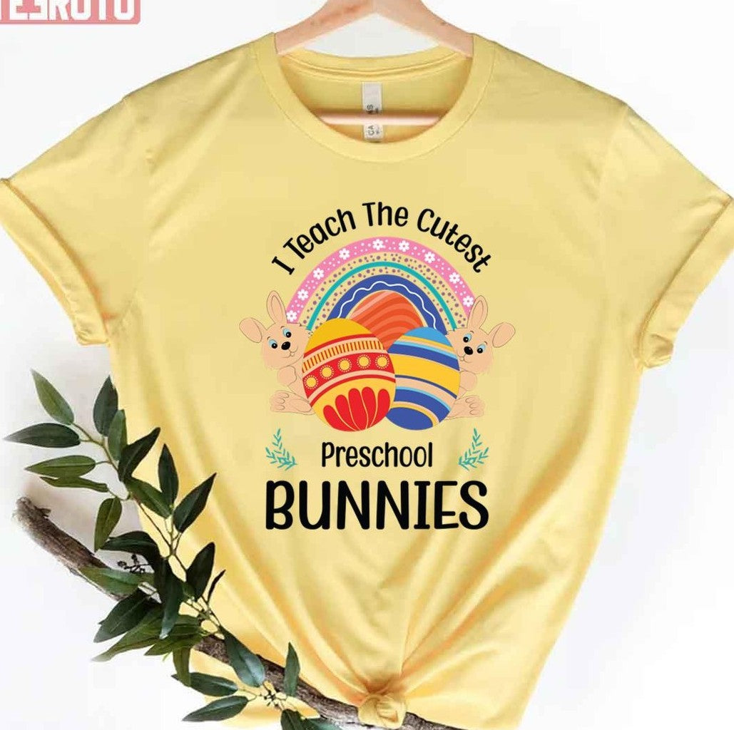 Preschool Teacher Easter Happy Easter Unisex T-shirt - T-Shirt, Sweatshirt, Hoodie