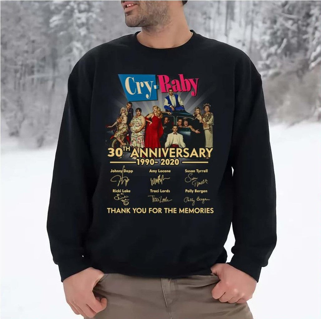 Anniversary Thank You For The Memories Cry Baby Unisex Sweatshirt - T-Shirt, Sweatshirt, Hoodie