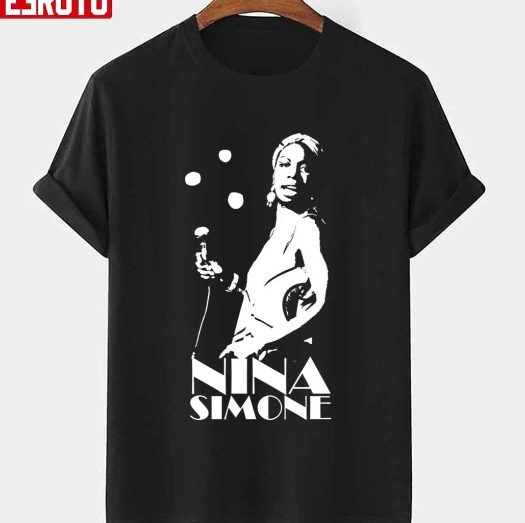 On Stage Nina Simone Art Unisex T-Shirt - T-Shirt, Sweatshirt, Hoodie