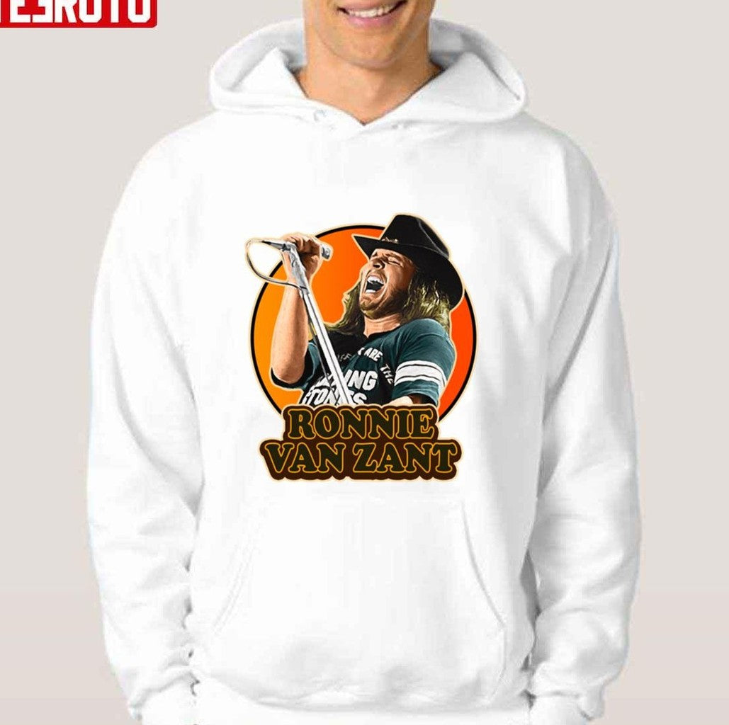 Ronnie Van Zant Lead Vocalist Of Lynyrd Skynyrd Band Unisex Hoodie - T-Shirt, Sweatshirt, Hoodie