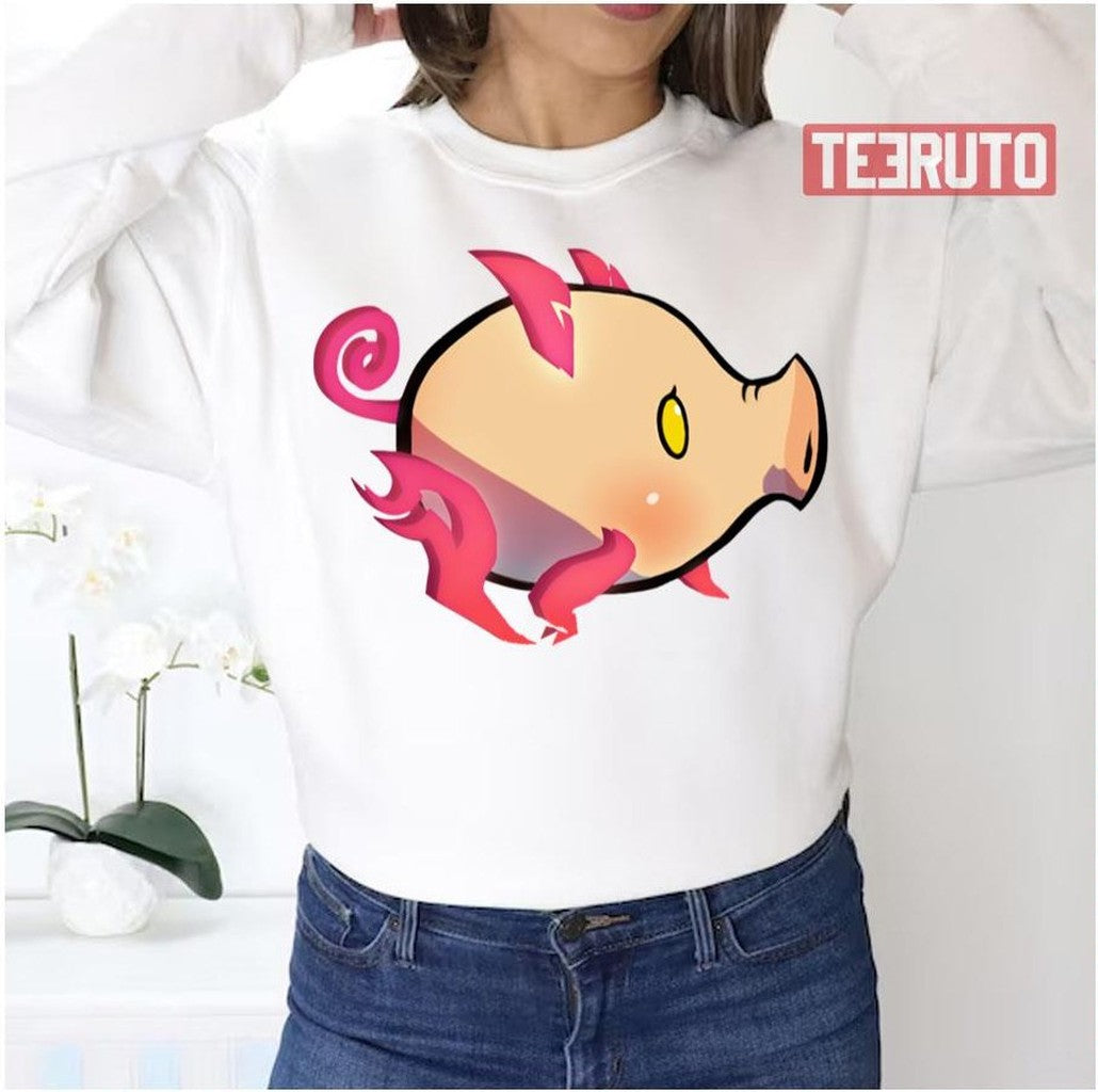 My Pet The Pig Neo The World Ends With You Unisex Sweatshirt - T-Shirt, Sweatshirt, Hoodie