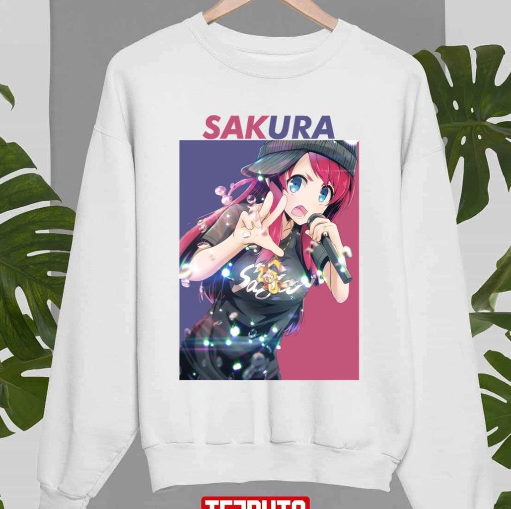 Pretty Girl Sakura Minamoto Zombie Land Saga Unisex Sweatshirt - T-Shirt, Sweatshirt, Hoodie
