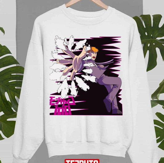 Arataka Reigen Salt Splash Mob Psycho 100 Second Model Unisex Sweatshirt - T-Shirt, Sweatshirt, Hoodie
