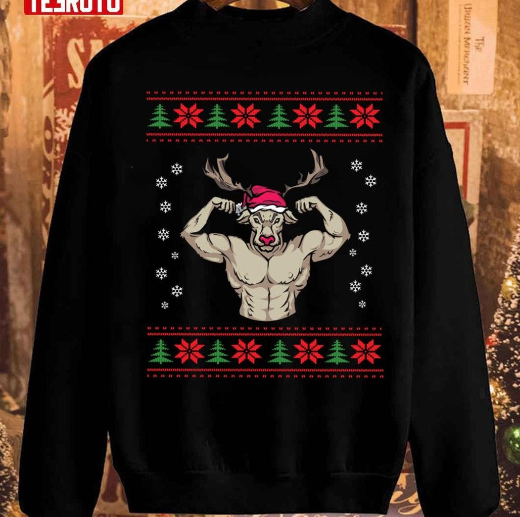 Reindeer This Is My Christmas Pajama Shirt Unisex Sweatshirt - T-Shirt, Sweatshirt, Hoodie