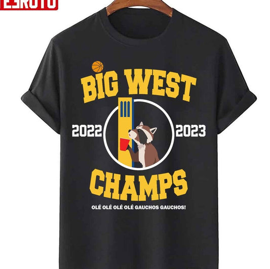 2023 Ucsb Big West Champs Unisex T-Shirt - T-Shirt, Sweatshirt, Hoodie