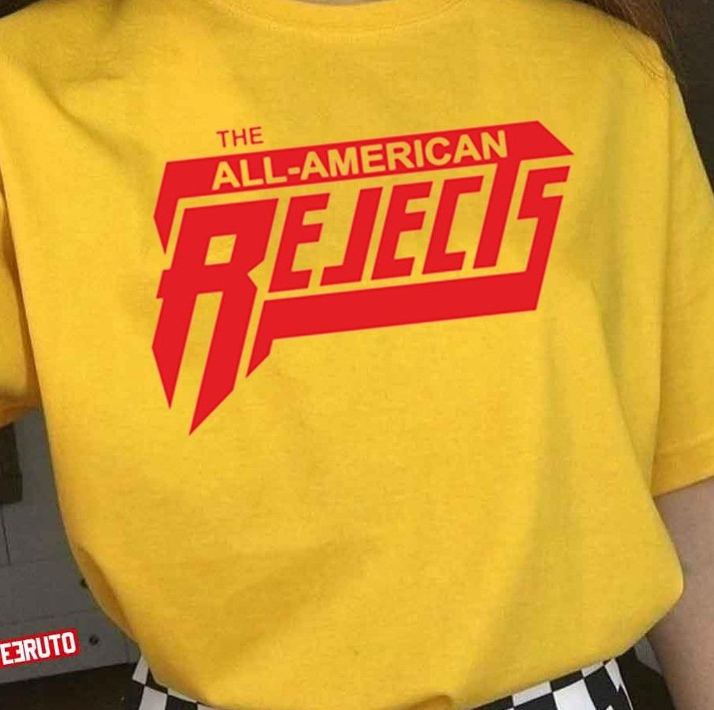 Red The All American Rejects Logo Rock Music Unisex T-Shirt - T-Shirt, Sweatshirt, Hoodie