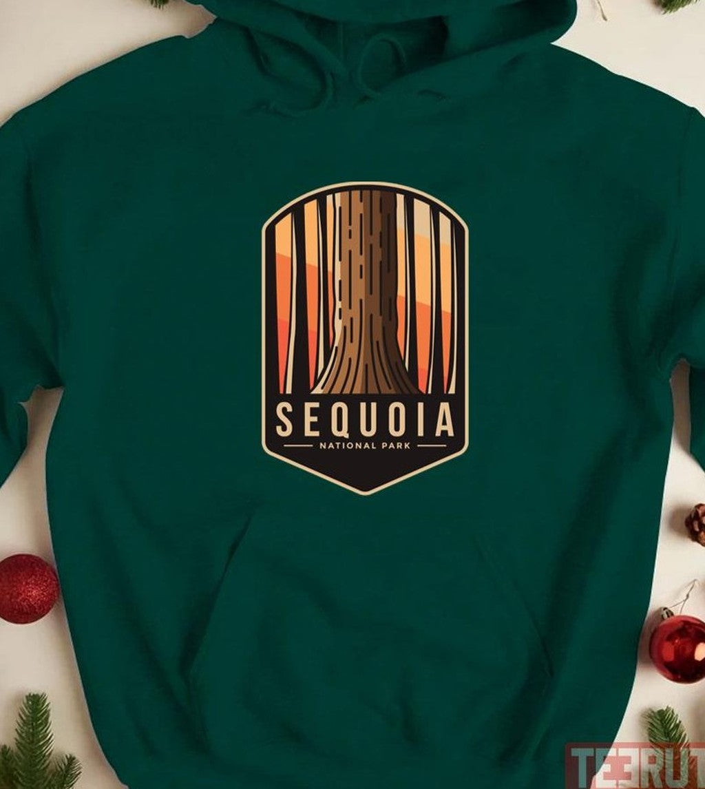 Sequoia National Park Vintage Unisex Hoodie - T-Shirt, Sweatshirt, Hoodie