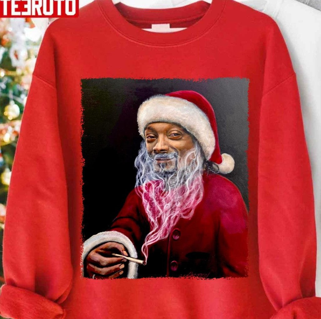 Santa Snoop Dogg Christmas Unisex Sweatshirt - T-Shirt, Sweatshirt, Hoodie