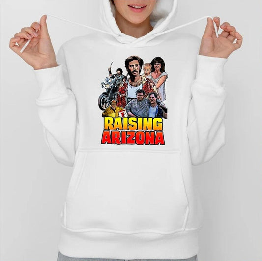 Animated Art Raising Arizona Unisex Hoodie - T-Shirt, Sweatshirt, Hoodie