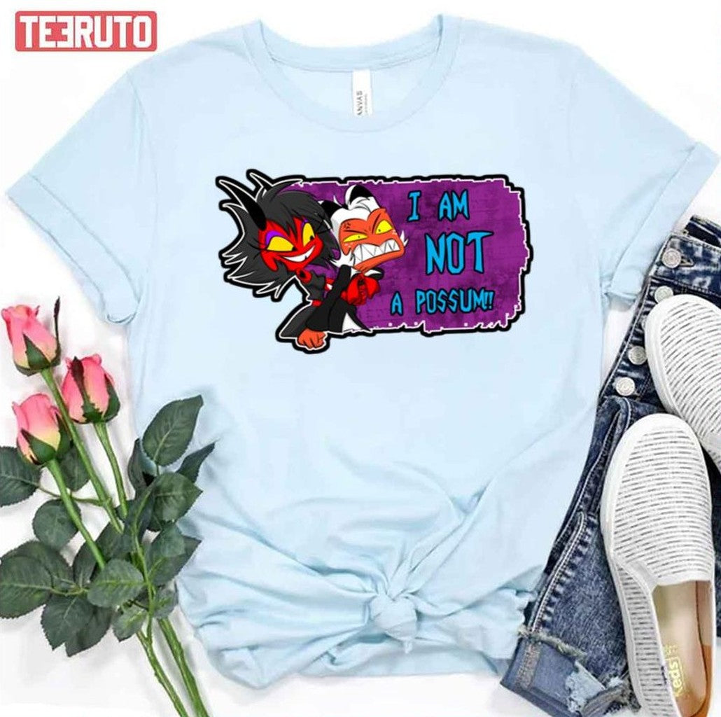 Moxxie Millie Not A Possum Helluva Boss Unisex T-Shirt - T-Shirt, Sweatshirt, Hoodie