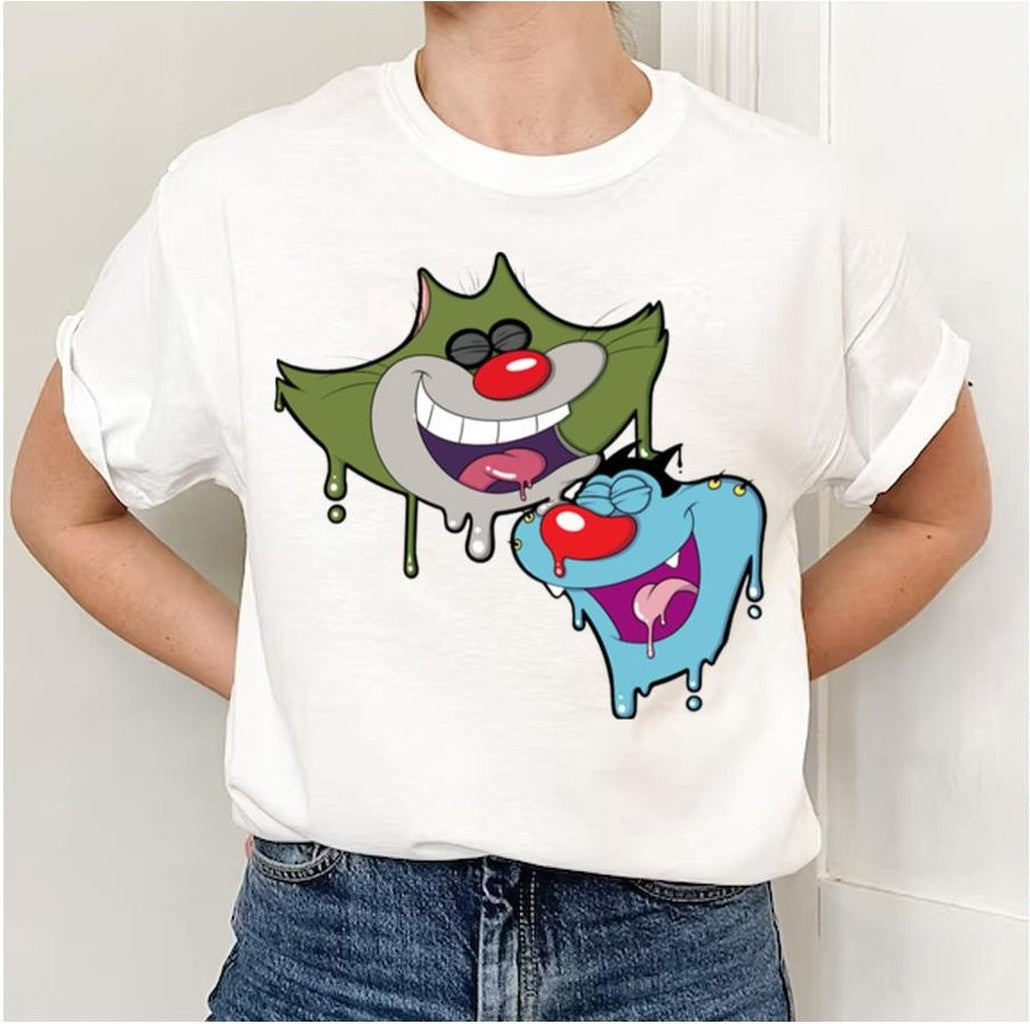 Oggy And The Cockr Cute Bestfriend Unisex T-Shirt - T-Shirt, Sweatshirt, Hoodie