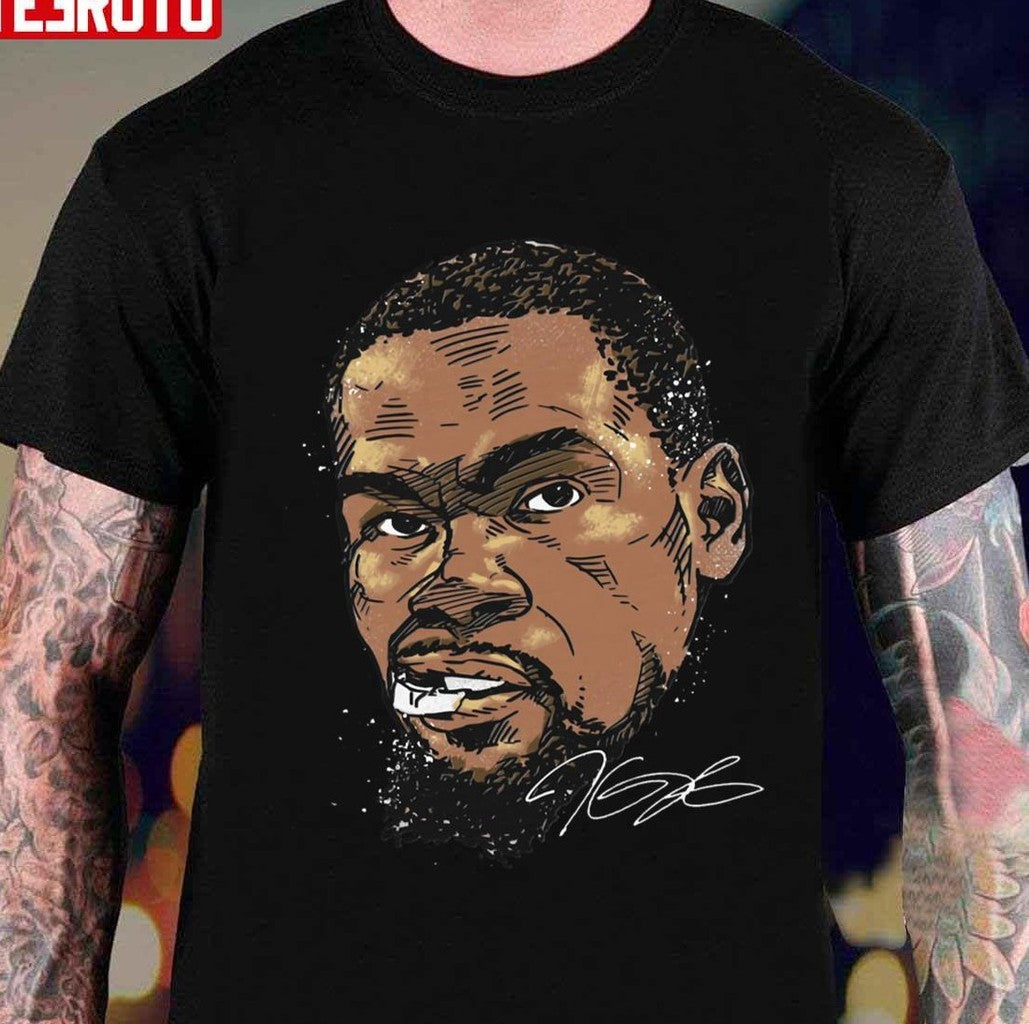 Mouthguard Kevin Durant Vintage Art Unisex T-shirt - T-Shirt, Sweatshirt, Hoodie
