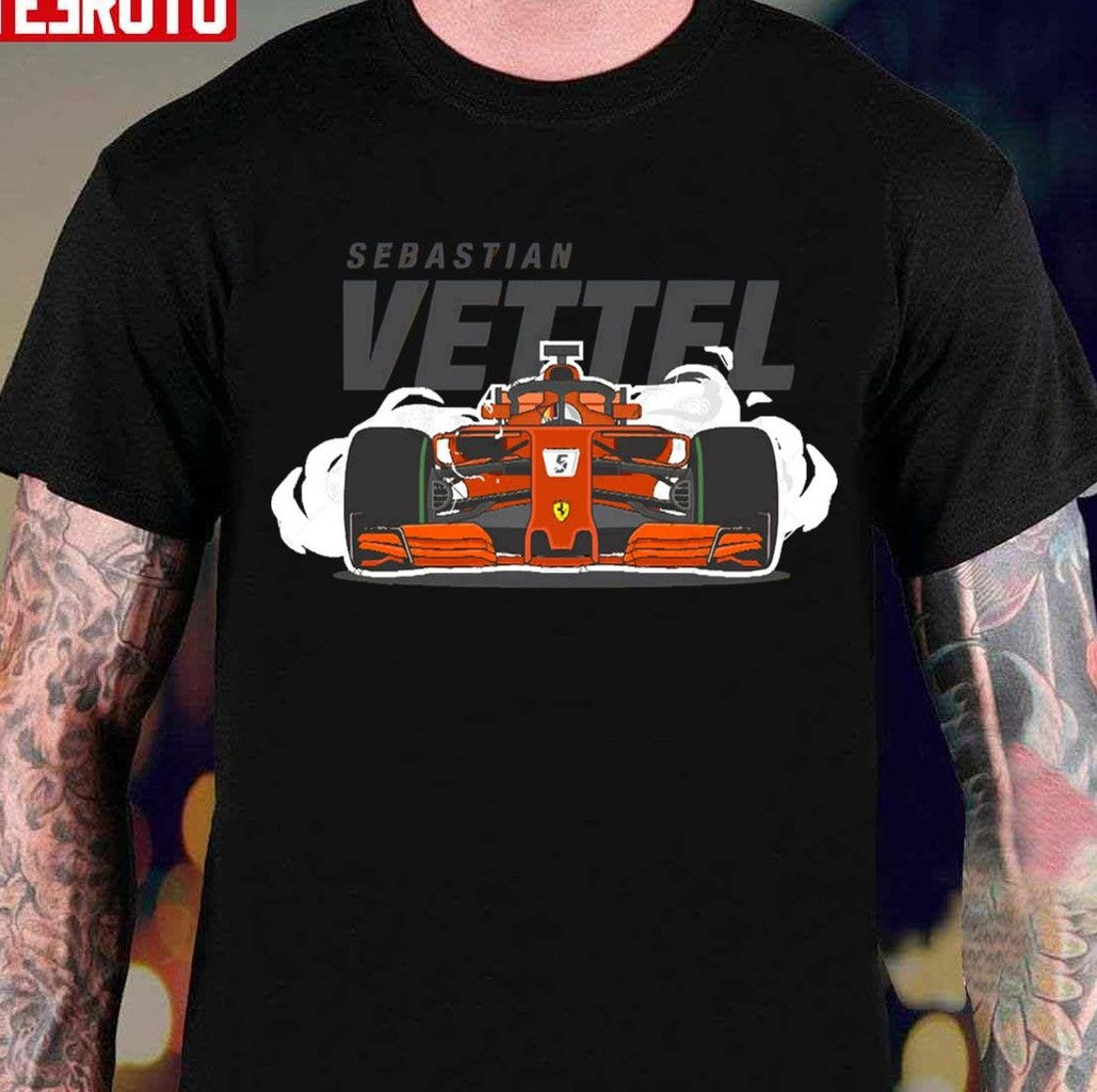 Nascar Sebastian Vettel Limited Edition Unisex T-Shirt - T-Shirt, Sweatshirt, Hoodie
