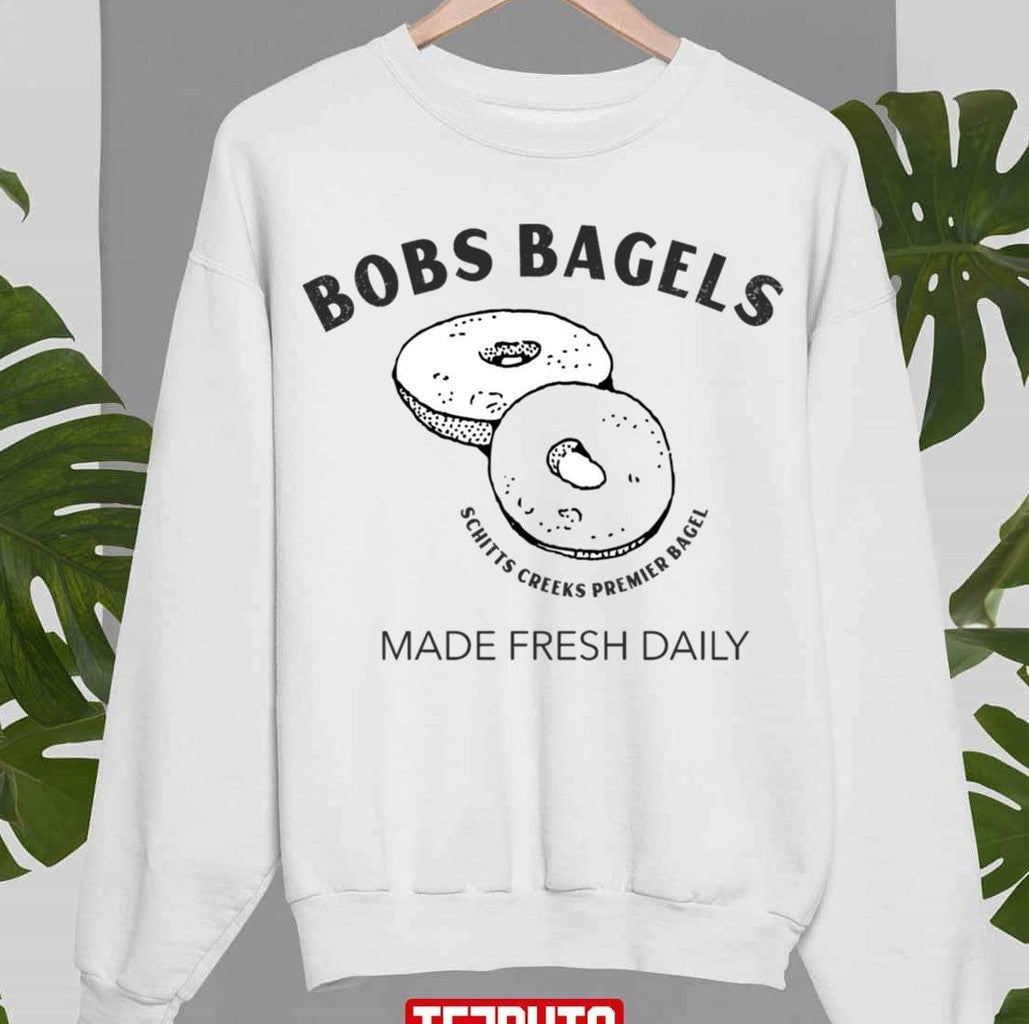 Schitts Creek Bobs Bagels Fan Johnny Rose Sweatshirt - T-Shirt, Sweatshirt, Hoodie