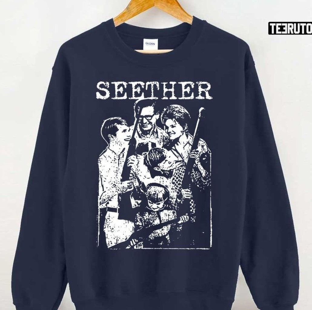 Shaun Morgan White Design Rock Seether Unisex Sweatshirt - T-Shirt, Sweatshirt, Hoodie