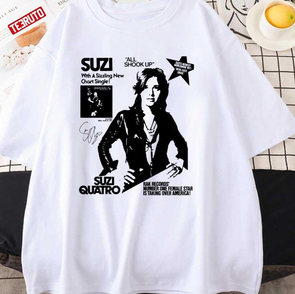 Roxy Roller Suzi Quatro Unisex T-Shirt - T-Shirt, Sweatshirt, Hoodie