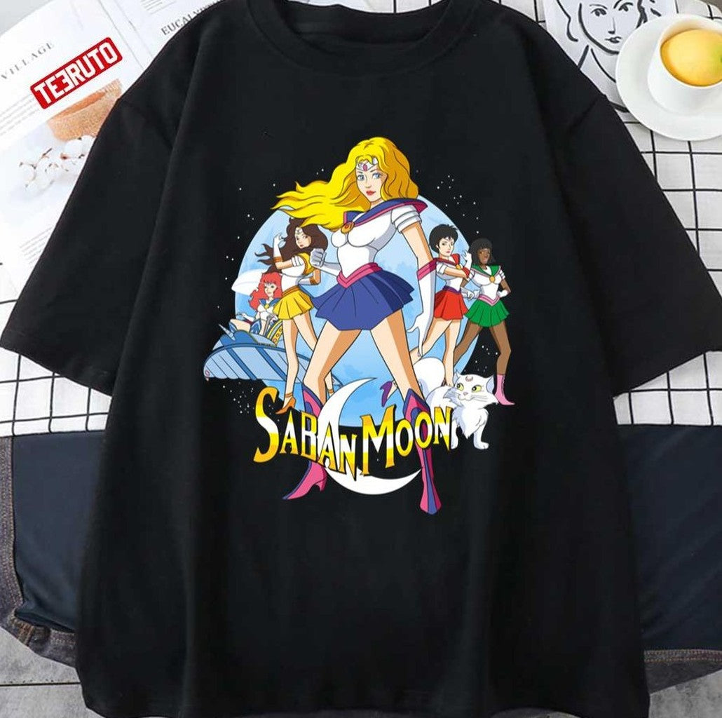 Saban Moon Sailor Moon Inspired Unisex T-Shirt - T-Shirt, Sweatshirt, Hoodie