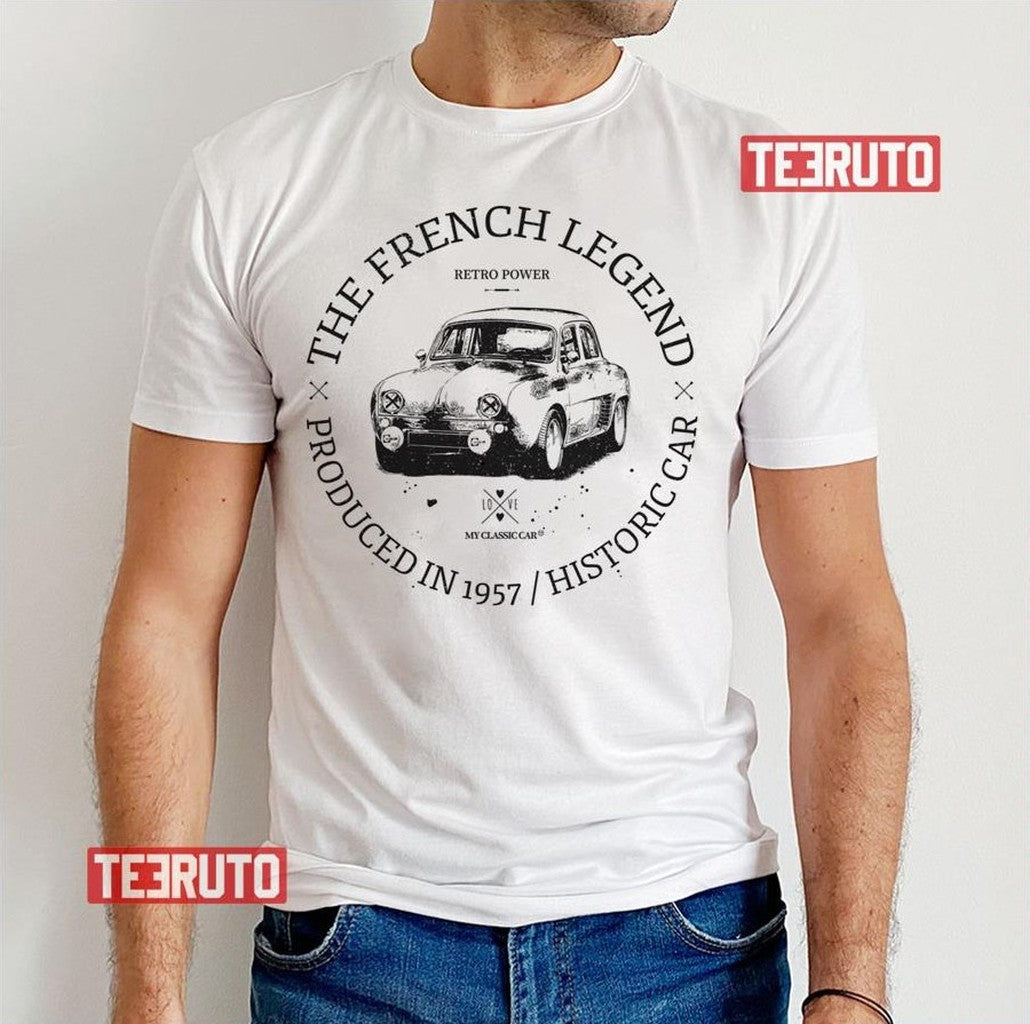 Renault Dauphine Vintage Car Unisex T-Shirt - T-Shirt, Sweatshirt, Hoodie
