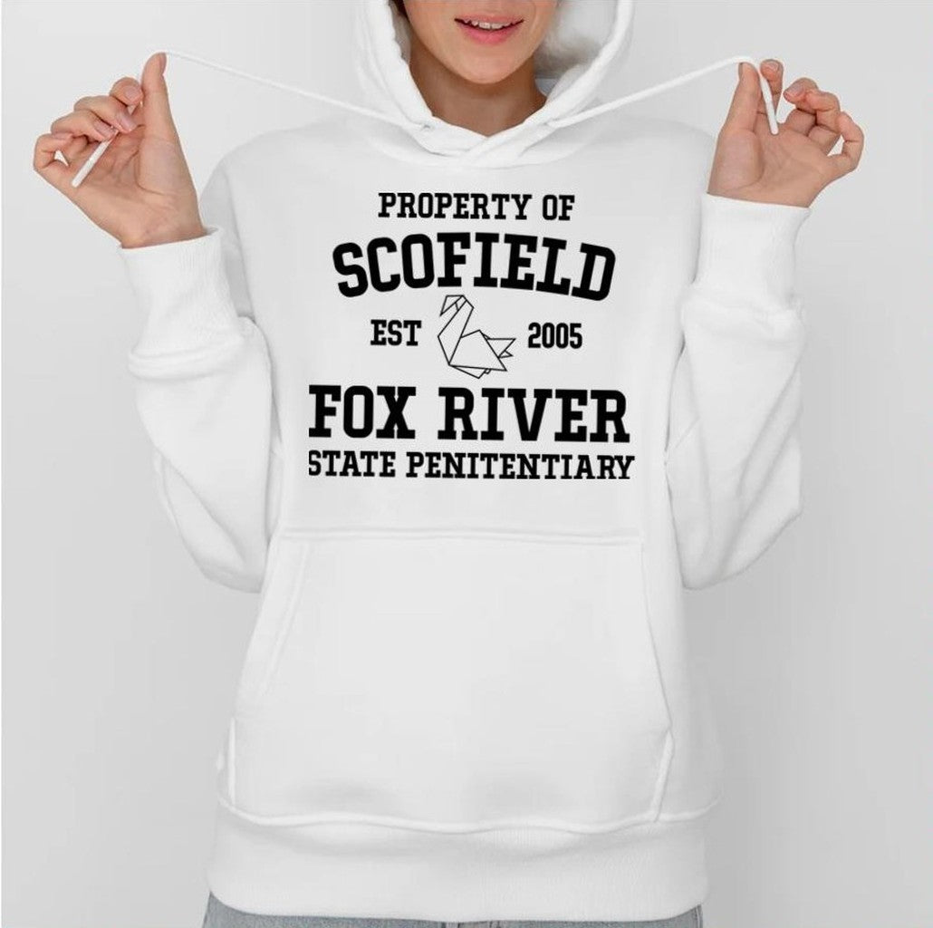 Property Of Scofield Fox River Prison Break Unisex Hoodie - T-Shirt, Sweatshirt, Hoodie