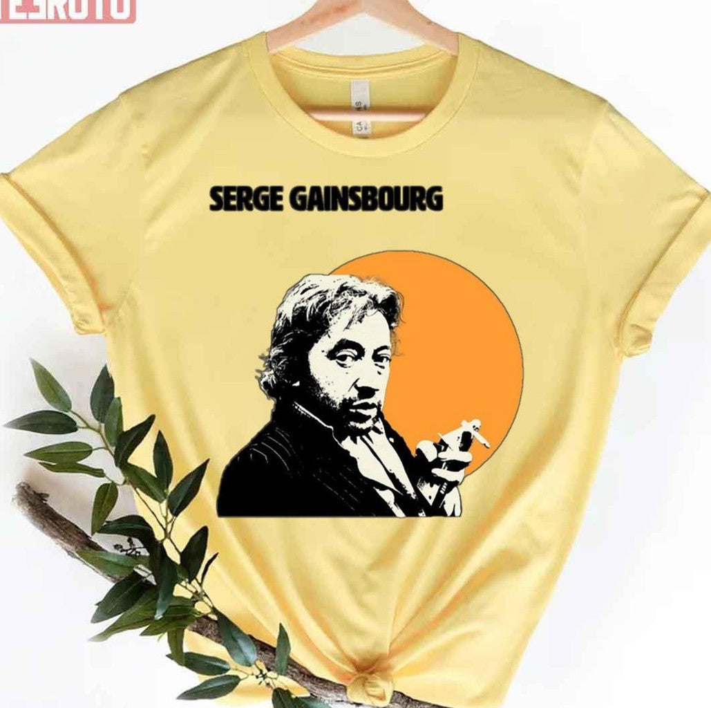 Serge Gainsbourg Portrait Graphic Unisex T-Shirt - T-Shirt, Sweatshirt, Hoodie