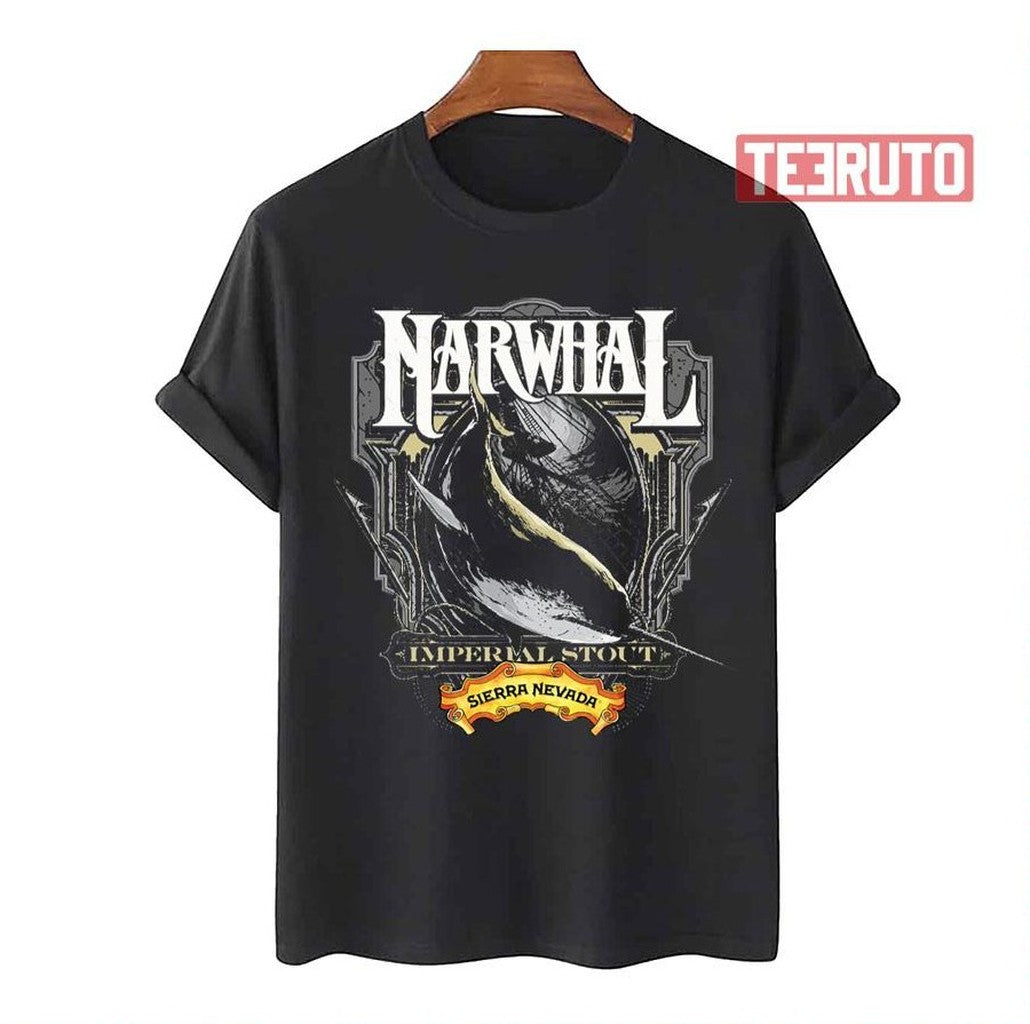 Narwhal Orca Whales Design Unisex T-Shirt - T-Shirt, Sweatshirt, Hoodie