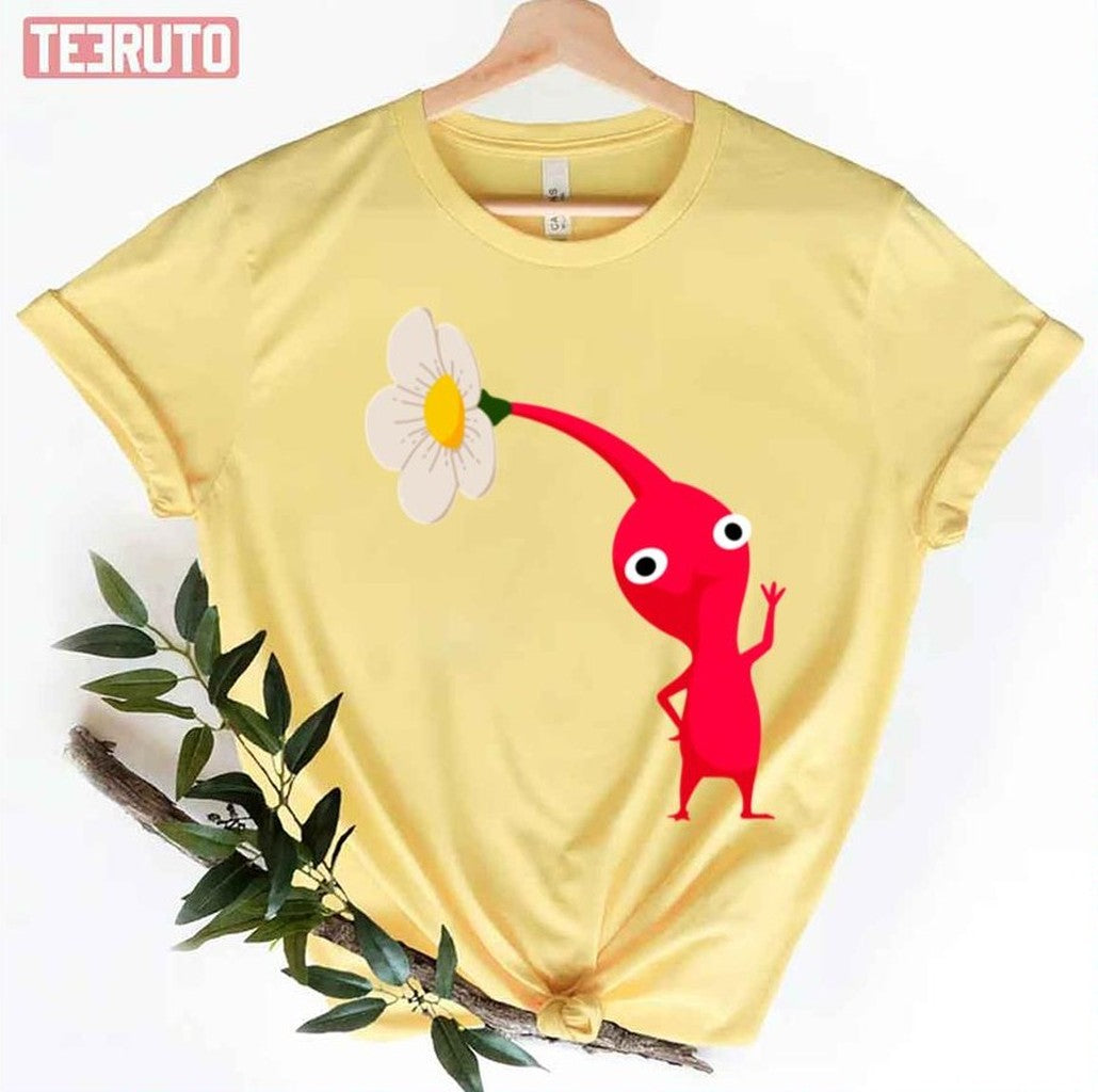 Say Hi Red Fire Pikmin Unisex T-Shirt - T-Shirt, Sweatshirt, Hoodie
