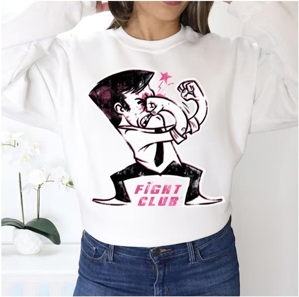 Punching Yourself Fight Club Movie Unisex Sweatshirt - T-Shirt, Sweatshirt, Hoodie