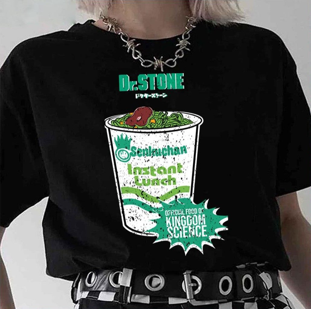 Official Food Of Kingdom Science Grunge Style Dr Stone Unisex T-Shirt - T-Shirt, Sweatshirt, Hoodie