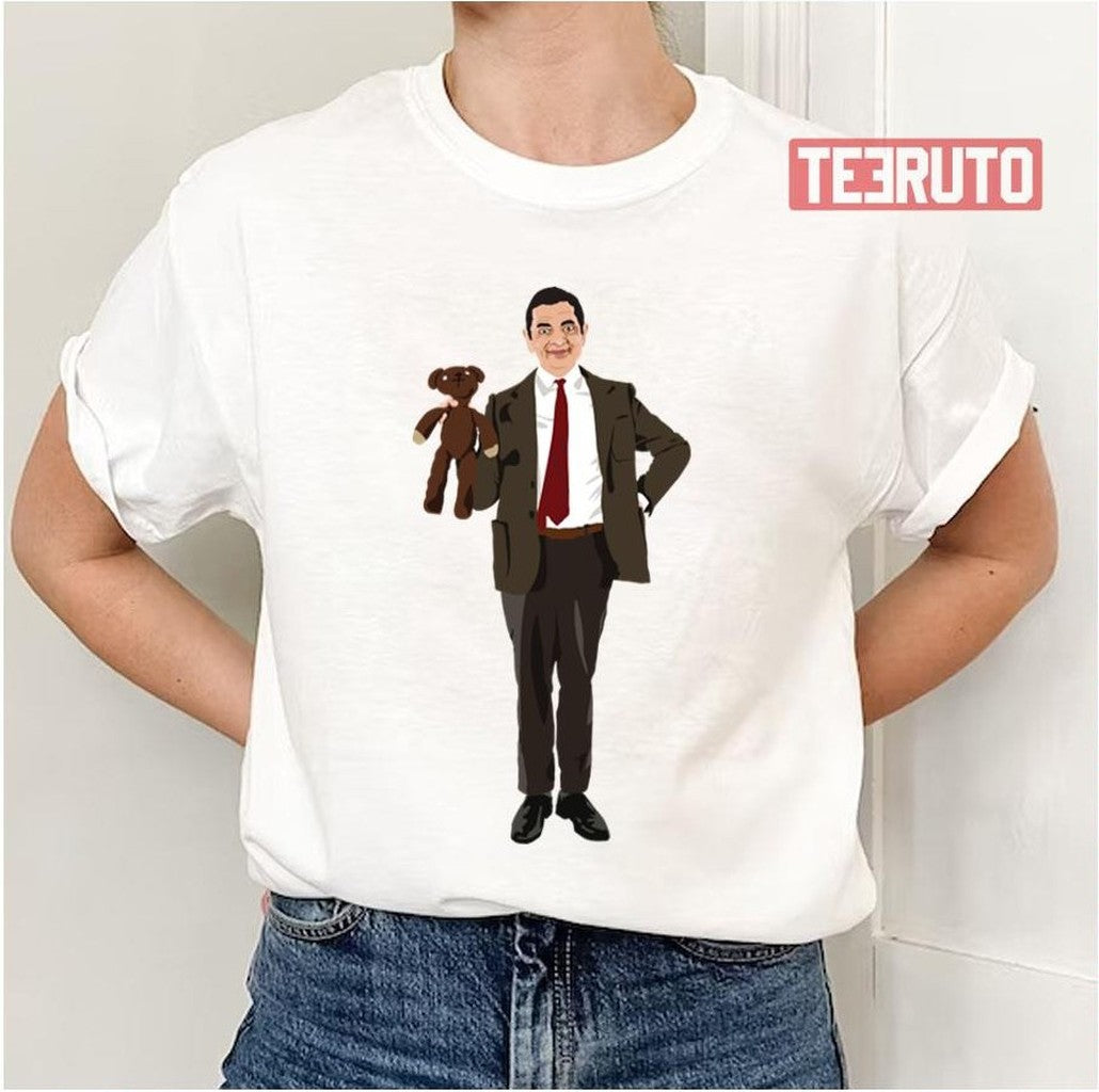 Mr Bean And Teddy Bear Unisex T-Shirt - T-Shirt, Sweatshirt, Hoodie