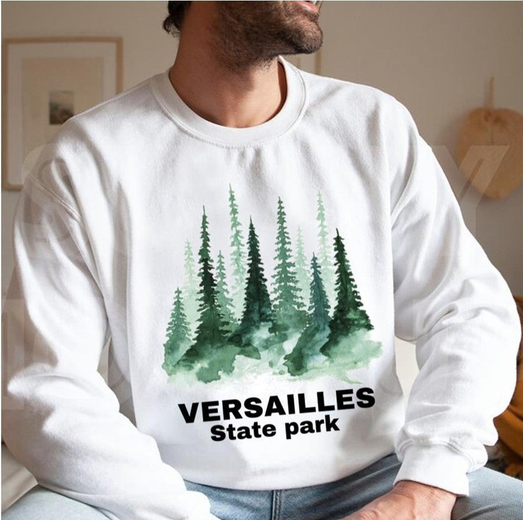 Pine Forest Versailles State Park Indiana Unisex Sweatshirt - T-Shirt, Sweatshirt, Hoodie
