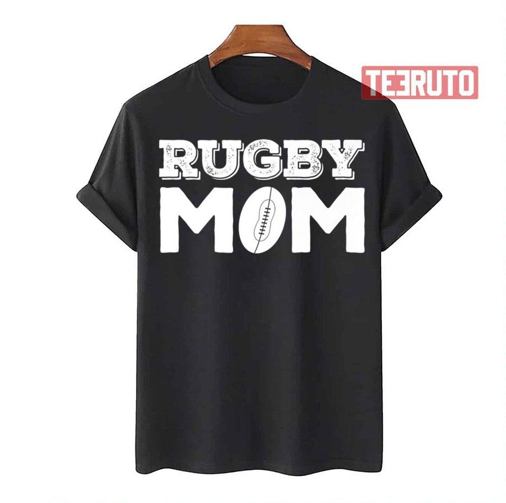 Rugby Mom Vintage Rugby Ball Unisex T-Shirt - T-Shirt, Sweatshirt, Hoodie